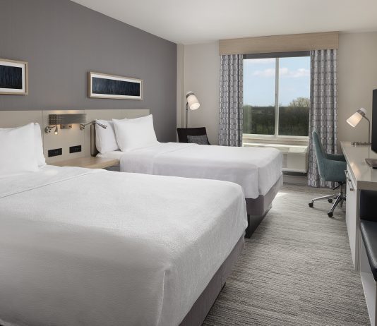 hotel room block